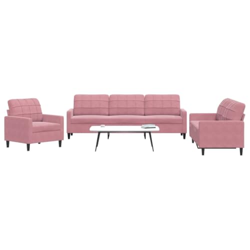 Emmtore Sofagarnitur mit Kissen Samt, Sofa, Fernsehsessel, Sessel, Sofa Set, Relaxsofa, Samtsofa, Wohnzimmermöbel, Sofa gepolstert Rosa,Ohne Fußhocker Emmtore Sofagarnitur mit Kissen Samt, Sofa, Fernsehsessel, Sessel, Sofa Set, Relaxsofa, Samtsofa, Wohnzimmermöbel, Sofa gepolstert Rosa,Ohne Fußhocker von Emmtore