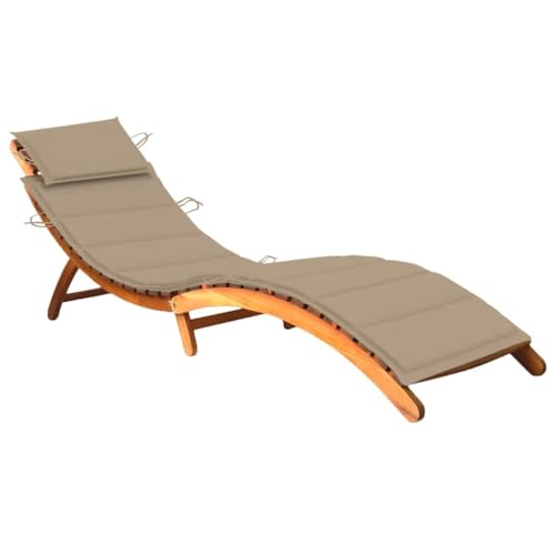 Emmtore Sonnenliege mit Auflage Akazie Akazienholz Massiv Klappbar Gartenliege Liegestuhl Holzliege Gartenmöbel Liege Relaxliege Freizeitliege Strandliege Massivholz Emmtore Sonnenliege mit Auflage Akazie Akazienholz Massiv Klappbar Gartenliege Liegestuhl Holzliege Gartenmöbel Liege Relaxliege Freizeitliege Strandliege Massivholz von Emmtore