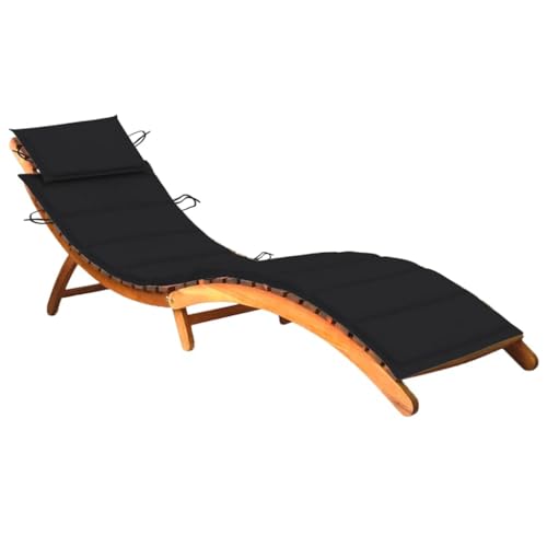 Emmtore Sonnenliege mit Auflage Akazie Akazienholz Massiv Klappbar Gartenliege Liegestuhl Holzliege Gartenmöbel Liege Relaxliege Freizeitliege Strandliege Massivholz Emmtore Sonnenliege mit Auflage Akazie Akazienholz Massiv Klappbar Gartenliege Liegestuhl Holzliege Gartenmöbel Liege Relaxliege Freizeitliege Strandliege Massivholz von Emmtore