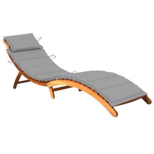 Emmtore Sonnenliege mit Auflage Akazie Akazienholz Massiv Klappbar Gartenliege Liegestuhl Holzliege Gartenmöbel Liege Relaxliege Freizeitliege Strandliege Massivholz Emmtore Sonnenliege mit Auflage Akazie Akazienholz Massiv Klappbar Gartenliege Liegestuhl Holzliege Gartenmöbel Liege Relaxliege Freizeitliege Strandliege Massivholz von Emmtore