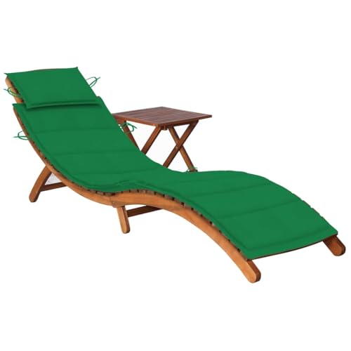 Emmtore Sonnenliege mit Tisch und Auflage Massivholz Akazie Akazienholz Massiv Klappbar Gartenliege Liegestuhl Holzliege Gartenmöbel Liege Relaxliege Freizeitliege Strandliege Emmtore Sonnenliege mit Tisch und Auflage Massivholz Akazie Akazienholz Massiv Klappbar Gartenliege Liegestuhl Holzliege Gartenmöbel Liege Relaxliege Freizeitliege Strandliege von Emmtore