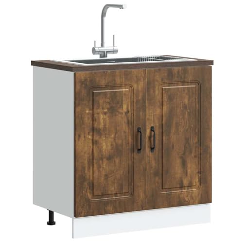 Emmtore Spülenunterschrank Kalmar Herdumbauschränke Lucca Backofenschrank, Herdschrank, Ofenschrank, Küchenofenschrank, Küchenherdschrank Räuchereiche 80x46x81,5 cm Emmtore Spülenunterschrank Kalmar Herdumbauschränke Lucca Backofenschrank, Herdschrank, Ofenschrank, Küchenofenschrank, Küchenherdschrank Räuchereiche 80x46x81,5 cm von Emmtore