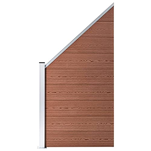 Emmtore WPC Sichtschutzzaun Windschutzzaun Lamellenzaun Windschutz Sichtschutz Zaun Element Terrasse Garten Zaun-Set 1 Quadrat + 1 Schräge 273x186 cm Braun Emmtore WPC Sichtschutzzaun Windschutzzaun Lamellenzaun Windschutz Sichtschutz Zaun Element Terrasse Garten Zaun-Set 1 Quadrat + 1 Schräge 273x186 cm Braun von Emmtore