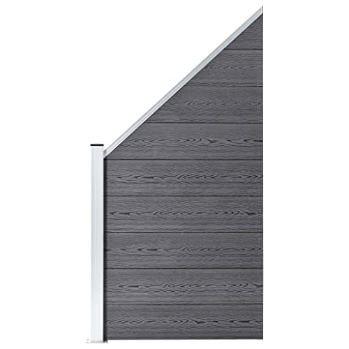 Emmtore WPC Sichtschutzzaun Windschutzzaun Lamellenzaun Windschutz Sichtschutz Zaun Element Terrasse Garten Zaun-Set 1 Quadrat + 1 Schräge 273x186 cm Grau Emmtore WPC Sichtschutzzaun Windschutzzaun Lamellenzaun Windschutz Sichtschutz Zaun Element Terrasse Garten Zaun-Set 1 Quadrat + 1 Schräge 273x186 cm Grau von Emmtore