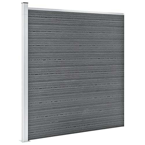 Emmtore WPC Sichtschutzzaun Windschutzzaun Lamellenzaun Windschutz Sichtschutz Zaun Element Terrasse Garten Zaun-Set 6 Quadrate + 1 Schräge 1138x186 cm Grau Emmtore WPC Sichtschutzzaun Windschutzzaun Lamellenzaun Windschutz Sichtschutz Zaun Element Terrasse Garten Zaun-Set 6 Quadrate + 1 Schräge 1138x186 cm Grau von Emmtore
