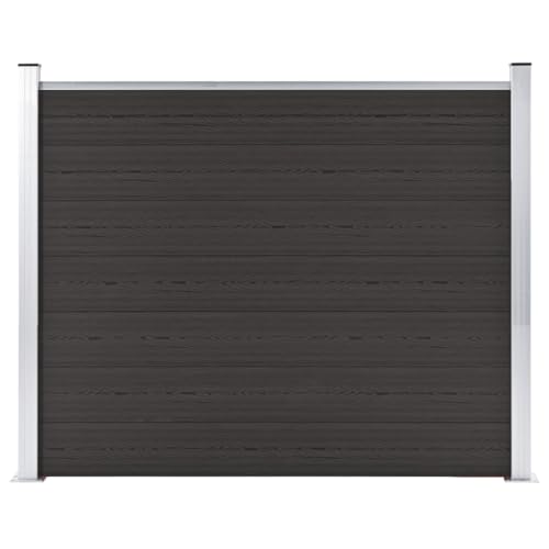 Emmtore Zaunelement WPC Gartenzaun Sichtschutzzaun Lamellenzaun Windschutz Zaun Windschutzzaun Terrasse Stecksystem Lärmschutz 180x146 cm Schwarz Emmtore Zaunelement WPC Gartenzaun Sichtschutzzaun Lamellenzaun Windschutz Zaun Windschutzzaun Terrasse Stecksystem Lärmschutz 180x146 cm Schwarz von Emmtore