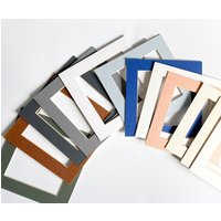 Bilderfassung, Bilderrahmen, Fotorahmen 6x6, Blende, 4, 2x4, 2, Grün, Rost, Grau, Weiß, Hellblau, Marine, Pfirsich, Creme, Fotohalterung von EmmyMK