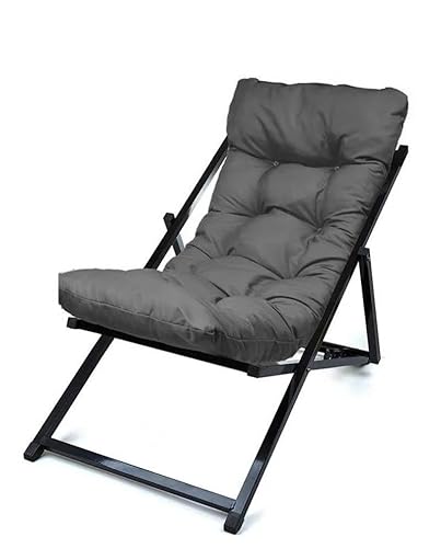 Atelier Del Sofa Pouffe | 100% Metall und Polyester | Dunkelgrau von Emob