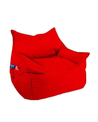 Atelier Del Sofa Pouffe | Wasserdichtes Styropor | Rot von Emob