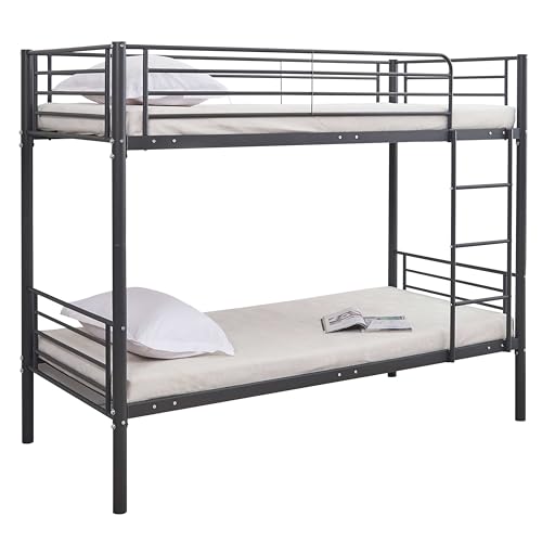 Emob Dixie Etagenbett 90x200cm - Metall - Mattschwarz (Schwarz) von Emob