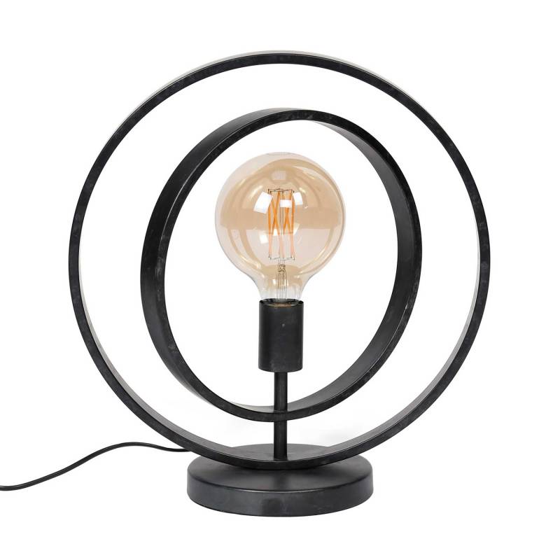 Emob Tischleuchte Ringelbach Tischlampe Nachttischlampe Leuchte Lampe Anthrazit B-Ware von Emob