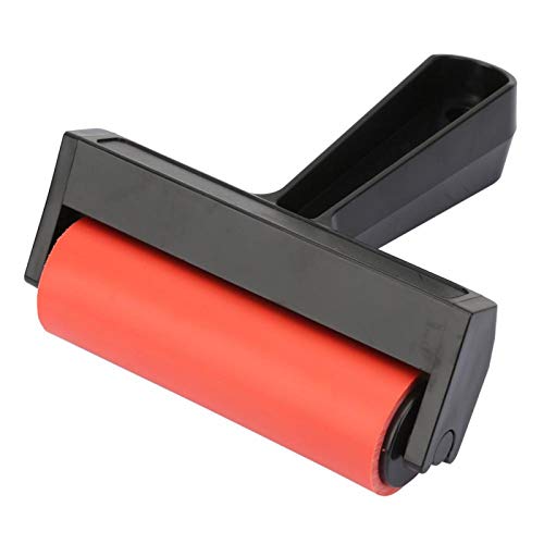 Gummi-Brayer-Roller, Farb- und Tintenroller-Werkzeug-Kleberoller für Siebdruckherstellung für für Kunst und Handwerk(10CM) von Emoshayoga