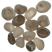 Tumbled Quartz Fenster - 3/4 Bis 1, 5 Zoll Stück Bulk Lot 1 Pfund von Emovendo