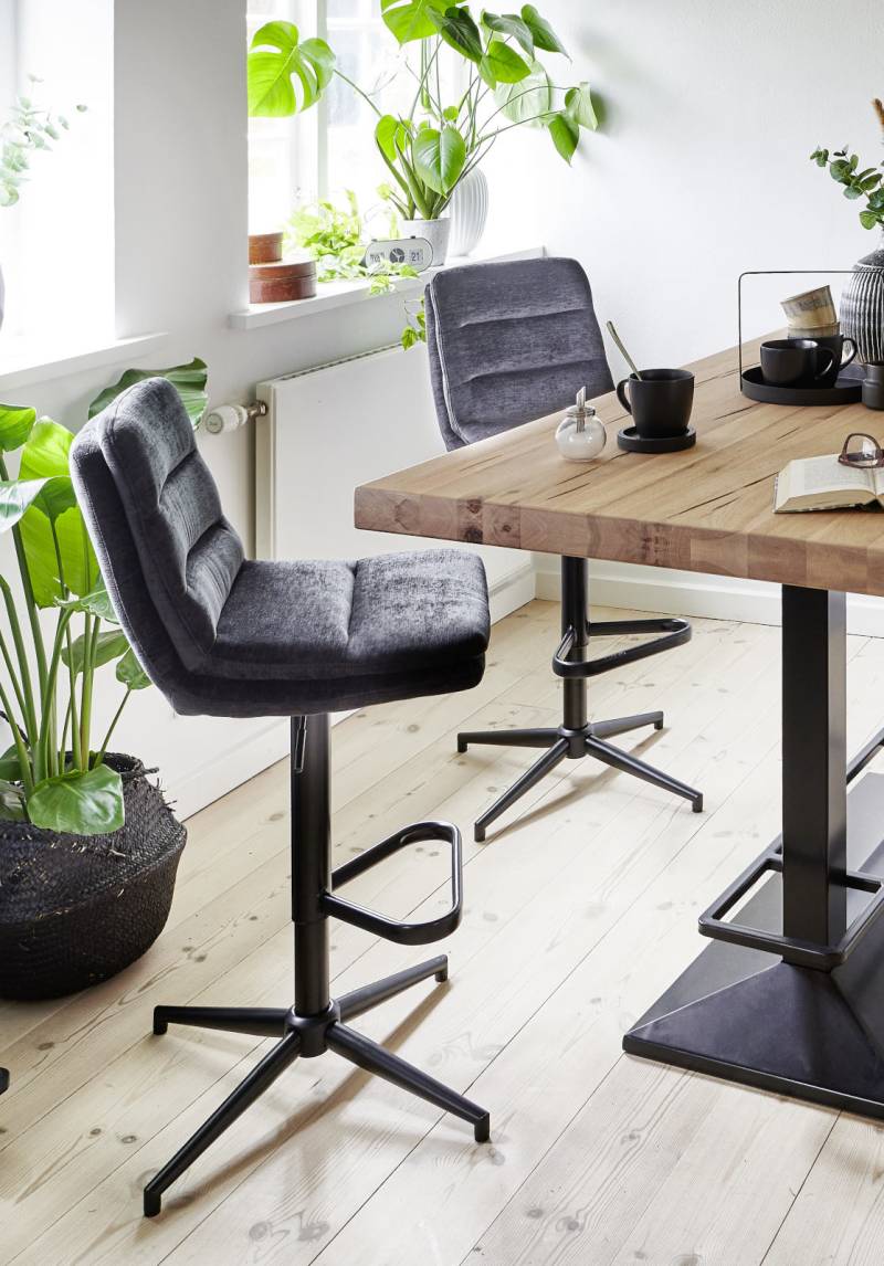 Barstuhl beige,braun,gelb,grau,grün,schwarz,silber,weiß,wählbar Stoff COLE von Bodahl von Bodahl