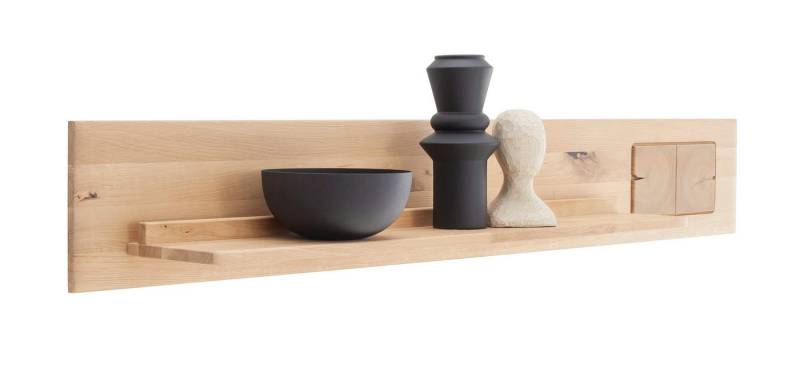 Empinio24 Wandboard Palencia, 165 cm breit Eiche massiv von Empinio24