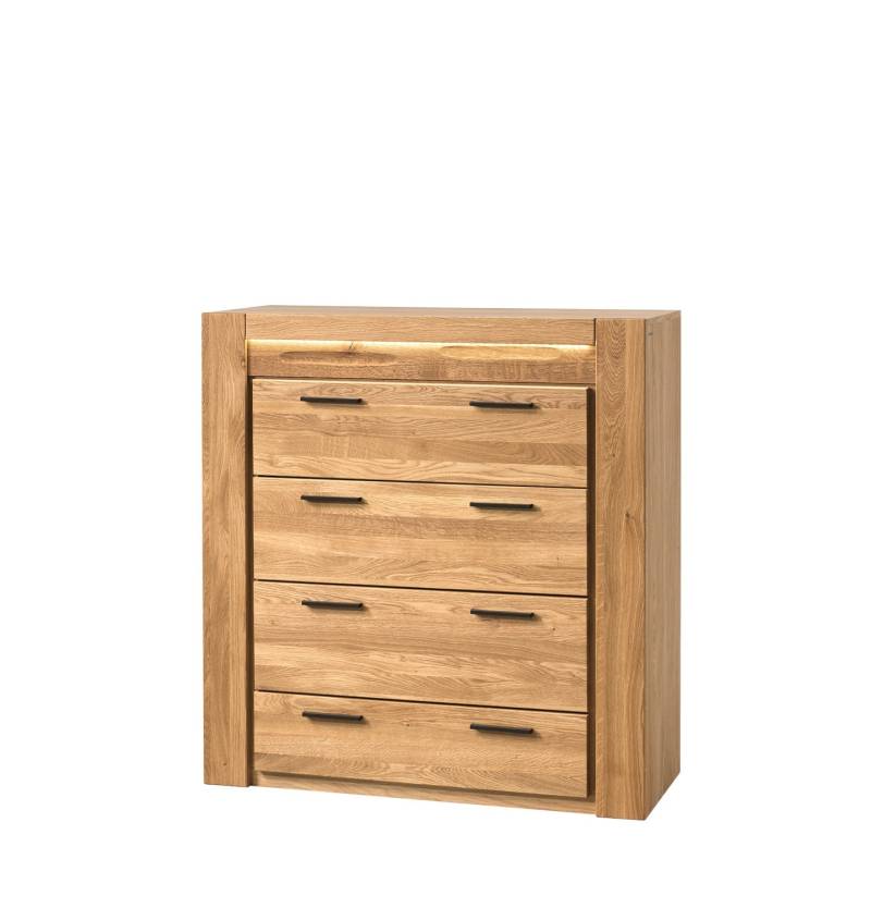 Kommode mit Schubladen 105 cm Volo Eiche teilmassiv geölt von Empinio24