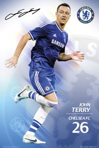 Empire Merchandising 630742 Fußball - Chelsea - Terry 13/14 - Sport Poster - Größe 61 x 91.5 cm von Empire Merchandising GmbH