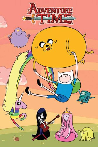 Empire Merchandising 631039 Adventure Time - Sunset Abenteuerzeit mit Finn und Jake Plakat Druck - Größe 61 x 91.5 cm von Empire Interactive