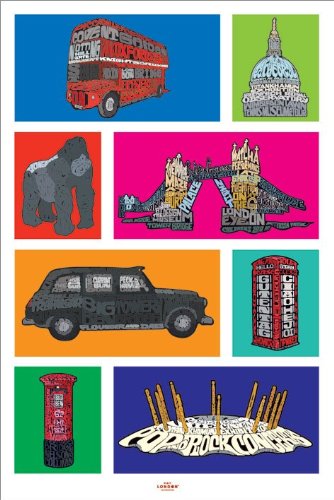 Empire 377142 London - Collage - Städte-Poster - Grösse 61 x 91.5 cm von empireposter