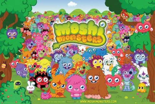 Empire 400628 Moshi Monsters - Landscape Poster - 91.5 x 61 cm von Empire