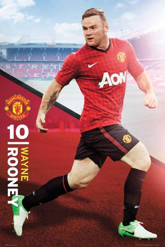 Empire 547156 Fußball - Manchester United - Rooney 12/13 - Sport Poster - Grösse 61 x 91.5 cm von Empire