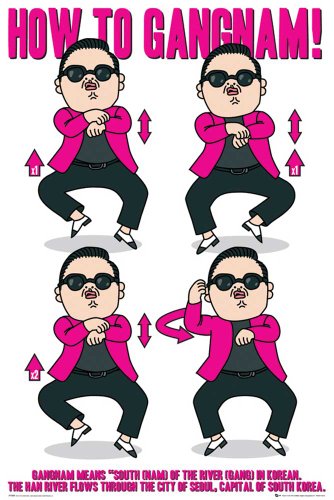 Empire 574107 PSY - How to Gangnam VIP Musik Rap Plakat Druck - Größe 61 x 91.5 cm von Empire