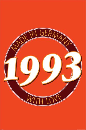 Empire Merchandising 618948 Geburtstagsposter 1993 Made in Germany Größe 61 x 91,5 cm von Empire Interactive