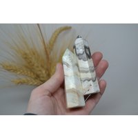 Zebra Calcit Turm Set | B16+B20 von Empirori