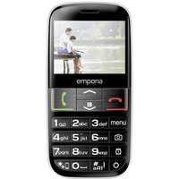 Emporia Euphoria Senioren-Handy mit Ladestation, SOS Taste Schwarz von Emporia