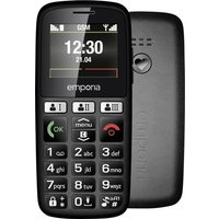 Emporia HAPPY 2G Senioren-Smartphone 32 MB 3.4cm (1.33 Zoll) Schwarz Hersteller eigenes Single-SIM von Emporia