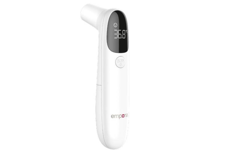 Emporia Infrarot-Thermometer Original Emporia Kontaktloser Thermometer Infrarot-Fieberthermometer, inkl. 2x AAA Batterie von Emporia