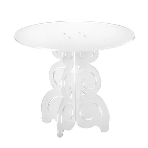 Emporium Living Baricco Couchtisch aus Acrylkristall, 50 x 41 cm, hergestellt in Italien (transparent satiniert) von Emporium