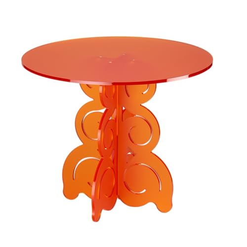 Emporium Living Baricco Couchtisch aus Acrylkristall, satiniert, Orange, 50 x 41 cm, hergestellt in Italien Emporium Living Baricco Couchtisch aus Acrylkristall, satiniert, Orange, 50 x 41 cm, hergestellt in Italien von Emporium