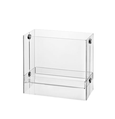 Emporium Living Bibai Zeitungsständer aus transparentem Acrylkristall, 35 x 17 x 30 cm, hergestellt in Italien von Emporium