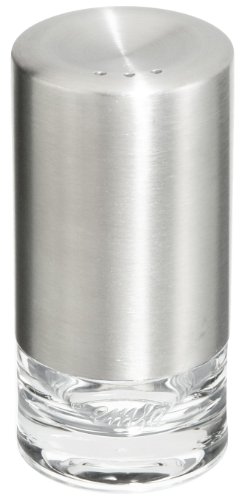 Emsa 504673 Salz- und Pfeffer-Streuer, 8 cm, Edelstahl, Silber, Accenta von Emsa