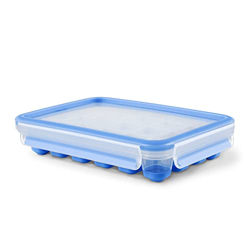 Emsa Clip & Close Frischhaltedose, Eiswürfelform, 22,6 x 16,5 x 4,9 cm, flexibler Boden, Aufbewahrungsbox, 100 Prozent dicht, spülmaschinen-, gefrier-, mikrowellenfest, Blau, Made in Germany, 514549 Emsa Clip & Close Frischhaltedose, Eiswürfelform, 22,6 x 16,5 x 4,9 cm, flexibler Boden, Aufbewahrungsbox, 100 Prozent dicht, spülmaschinen-, gefrier-, mikrowellenfest, Blau, Made in Germany, 514549 von Emsa
