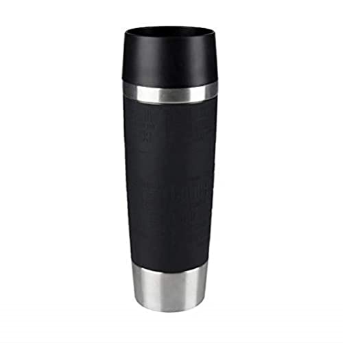 Emsa Travel Mug Classic Grande Thermobecher 500ml, Kaffeebecher to go hält 6h heiß, 12h kalt, auslaufsicher, Easy Quick-Press-Verschluss, Isolierbecher mit 360°-Trinköffnung, schwarz, 515615 Emsa Travel Mug Classic Grande Thermobecher 500ml, Kaffeebecher to go hält 6h heiß, 12h kalt, auslaufsicher, Easy Quick-Press-Verschluss, Isolierbecher mit 360°-Trinköffnung, schwarz, 515615 von Emsa