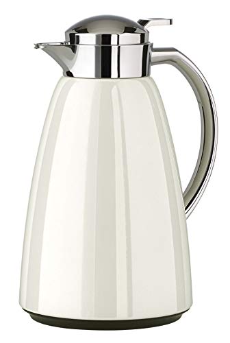 Emsa Campo Isolierkanne 516526 | 1L Füllmenge | Quick Tip Verschluss | 100% dicht | 12h warm, 24h kalt | Premium Edelstahl | Einfache Reinigung | Weiß glänzend Emsa Campo Isolierkanne 516526 | 1L Füllmenge | Quick Tip Verschluss | 100% dicht | 12h warm, 24h kalt | Premium Edelstahl | Einfache Reinigung | Weiß glänzend von Emsa