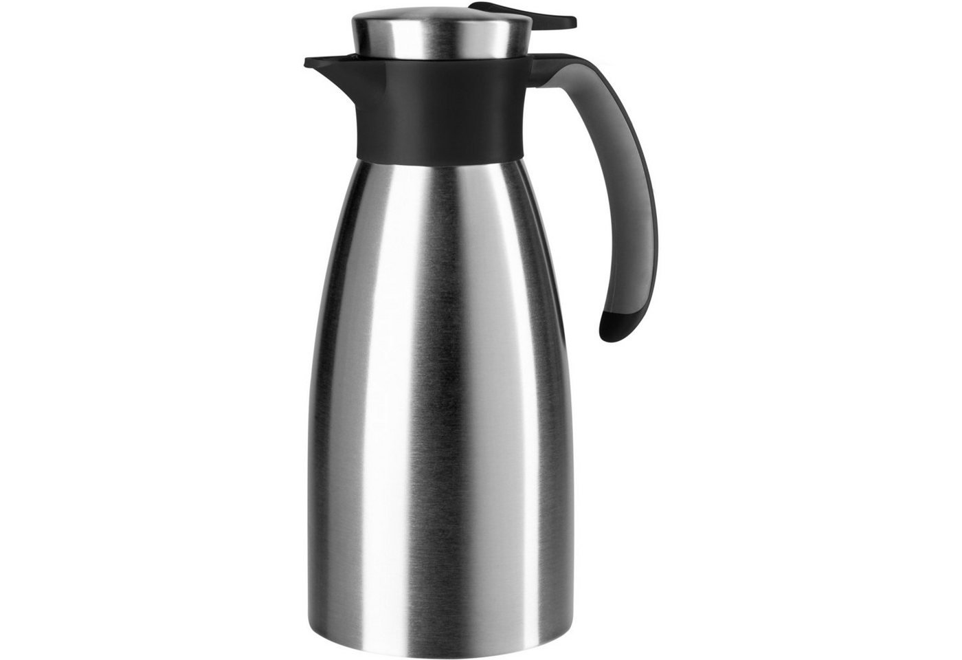 Emsa Geschirr-Set Emsa Isolierkanne SOFT GRIP, 1 Liter, (Quick Tip, Edelstahl / Polypropylen (PP) von Emsa