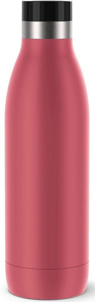 Emsa Isolierflasche Bludrop, Quick-Press Verschluss, 360° Trinkgenuss, 12 h warm, 24 h kühl, 0,7 L von Emsa