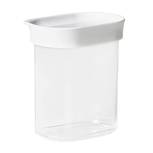 Emsa N11415 Optima Trockenvorratsdose 0,38 Liter | rechteckig | Hochformat | 100% sicher, hygienisch, unbedenklich und platzeffizient | Frischedichtung | BPA-frei | transparentes Design von Emsa