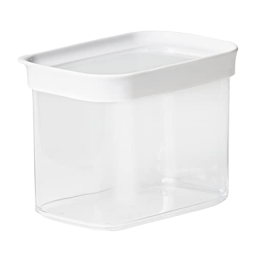 Emsa N11418 Optima Trockenvorratsdose 1 Liter rechteckig Hochformat | 100% sicher | hygienisch | unbedenklich und platzeffizient | Frischedichtung BPA-frei | transparentes Design von Emsa
