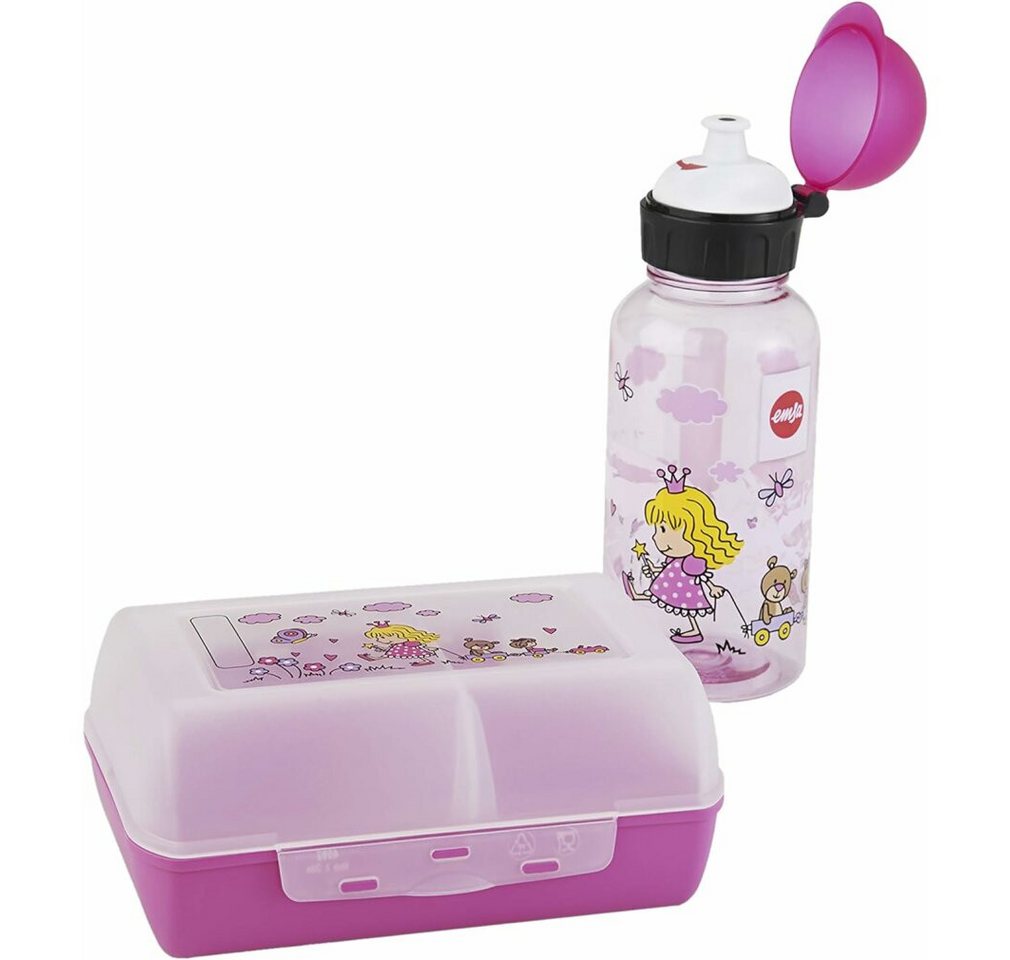 Emsa Trinkflasche Kinder Trinkflasche & Lunchbox Prinzessin transparent Emsa Trinkflasche Kinder Trinkflasche & Lunchbox Prinzessin transparent von Emsa