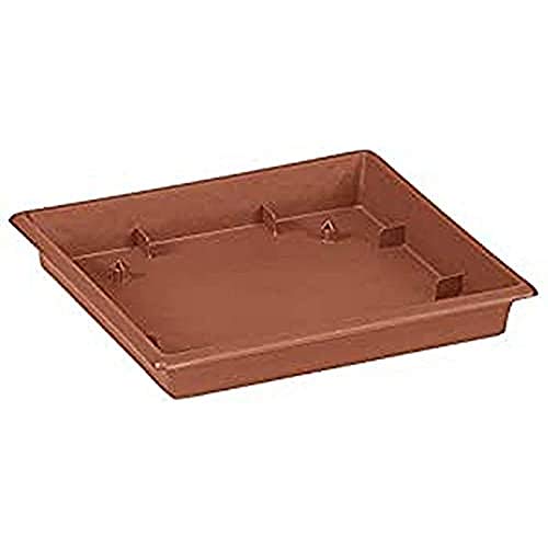 Emsa Untersetzer für Terra Grande Blumenkübel, 25 x 25 cm, Kunststoff, Terrakotta, Terra Grande, 516968 von Emsa