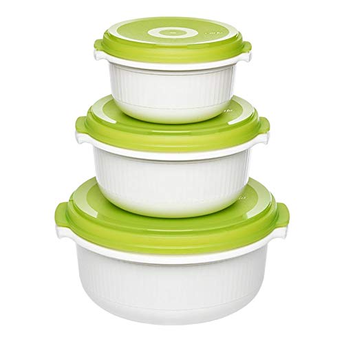 Mikrowellentopf 3er Set Micro Family Grün EMSA von Emsa