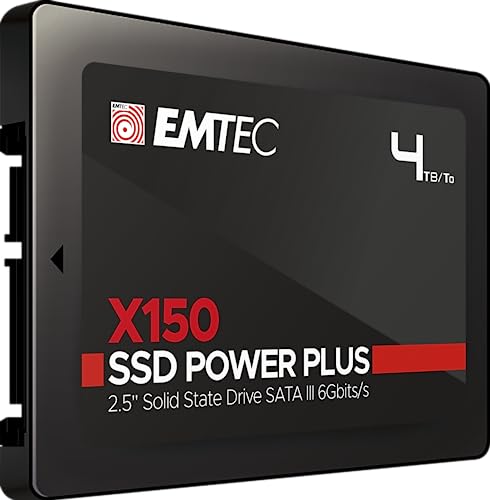 Emtec ECSSD4TX150 interne SSD 2,5 Zoll – interne SSD – SATA X150 Power Plus 3D NAND 4TB von Emtec