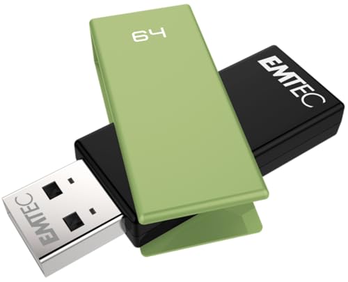 Emtec USB FlashDrive 64GB C350 Brick 2.0 - USB-Stick - 64 GB, ECMMD64GC352 grün von Emtec