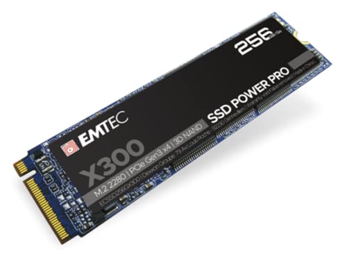 Emtec X300 M.2 SSD Power Pro 256 GB, M.2 2280, NVMe PCIe Gen 3.0 x4 Emtec X300 M.2 SSD Power Pro 256 GB, M.2 2280, NVMe PCIe Gen 3.0 x4 von Emtec