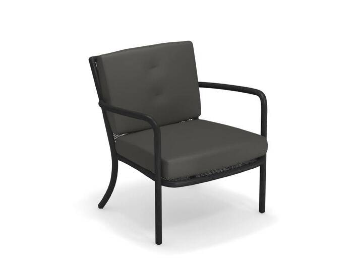 Emu Athena Loungesessel, schwarz von Emu