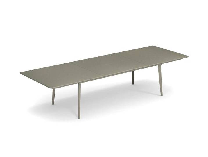 Emu Plus4 Ausziehtisch 220 x 90 cm, graugrün von Emu